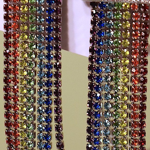 kate spade | into the sky rainbow fringe earrings - Picture 8 of 8